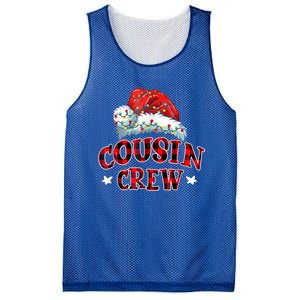 Christmas Cousin Crew Buffalo Red Plaid Pajamas Family Xmas Gift Mesh Reversible Basketball Jersey Tank