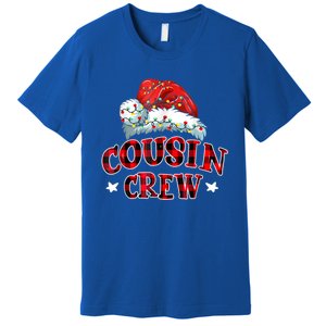 Christmas Cousin Crew Buffalo Red Plaid Pajamas Family Xmas Gift Premium T-Shirt