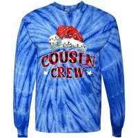 Christmas Cousin Crew Buffalo Red Plaid Pajamas Family Xmas Gift Tie-Dye Long Sleeve Shirt