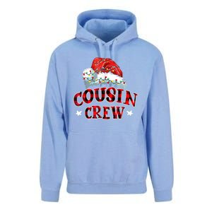 Christmas Cousin Crew Buffalo Red Plaid Pajamas Family Xmas Gift Unisex Surf Hoodie