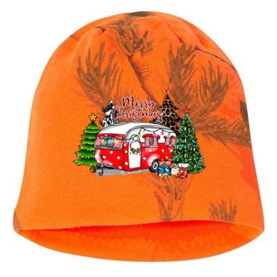 Christmas Camping Camp Lover Funny Camper Christmas Gift Kati - Camo Knit Beanie