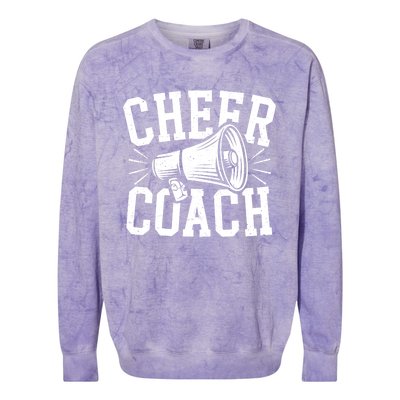 Cheer Coach Cheerleading Cheerleader Coach Colorblast Crewneck Sweatshirt