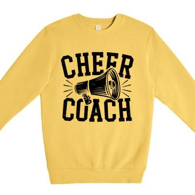 Cheer Coach Cheerleading Cheerleader Coach Premium Crewneck Sweatshirt