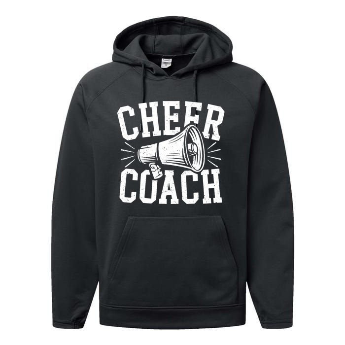 Cheer Coach Cheerleading Cheerleader Coach Performance Fleece Hoodie