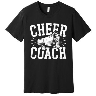 Cheer Coach Cheerleading Cheerleader Coach Premium T-Shirt