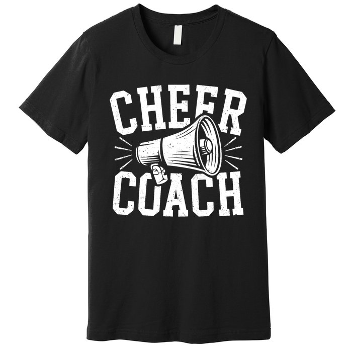 Cheer Coach Cheerleading Cheerleader Coach Premium T-Shirt