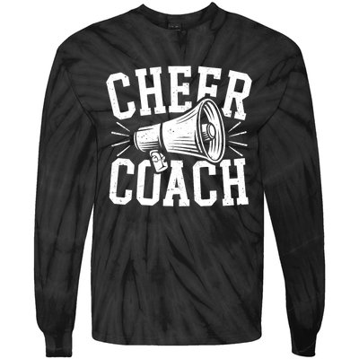 Cheer Coach Cheerleading Cheerleader Coach Tie-Dye Long Sleeve Shirt