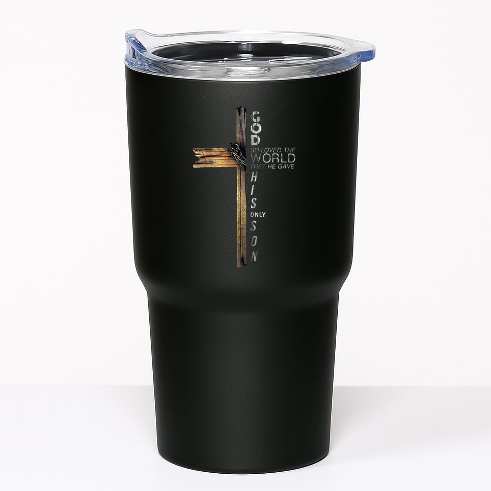 Christ Cross Christian 9 John 316 Tumbler