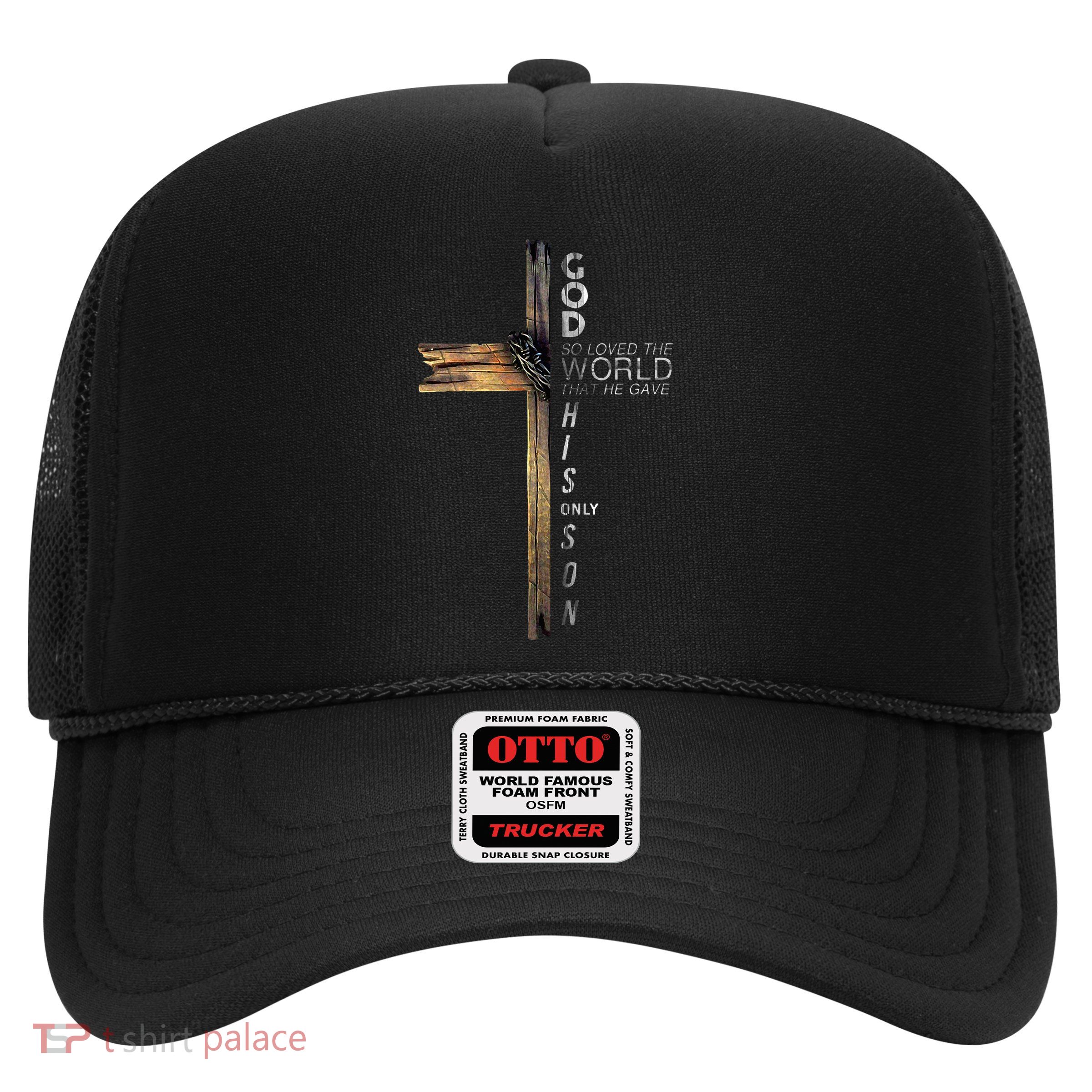 Christ Cross Christian 9 John 316 Trucker Hat