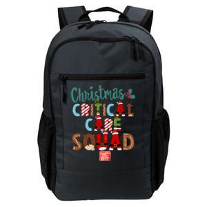 Christmas Critical Care Squad Nurse Tech And Aide Assistant Er Gift Daily Commute Backpack