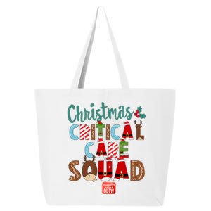 Christmas Critical Care Squad Nurse Tech And Aide Assistant Er Gift 25L Jumbo Tote