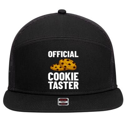 Chocolate Chip Cookie Recipe Dough Almond Great Gift 7 Panel Mesh Trucker Snapback Hat