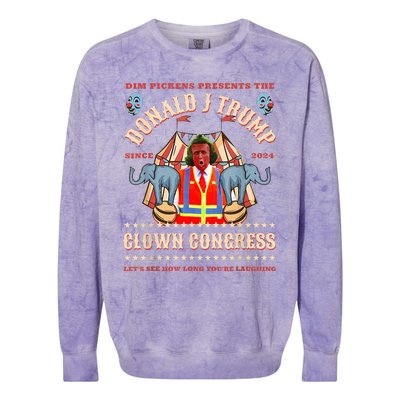 Clown Congress Circus Cabinet Trump Insane Cabinet Picks Colorblast Crewneck Sweatshirt