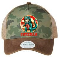 Cat Catzilla Cat Mom Cat Dad Legacy Tie Dye Trucker Hat