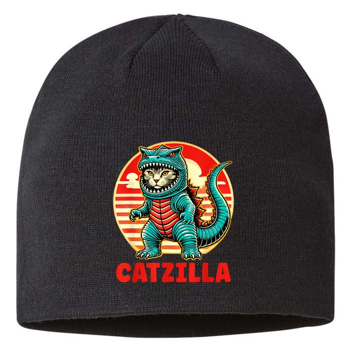 Cat Catzilla Cat Mom Cat Dad Sustainable Beanie