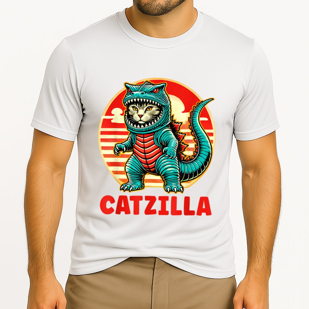 Cat Catzilla Cat Mom Cat Dad Performance Shirt