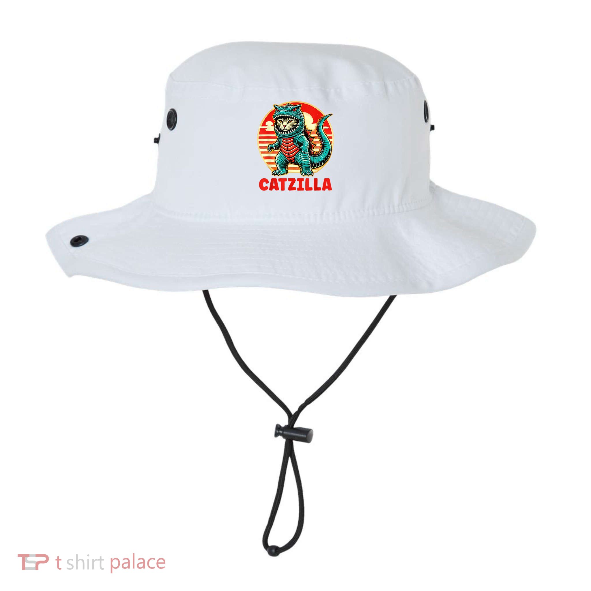 Cat Catzilla Cat Mom Cat Dad Bucket Hat