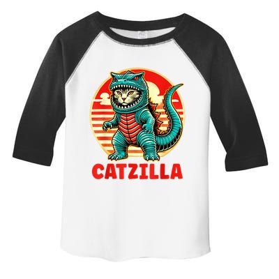 Cat Catzilla Cat Mom Cat Dad Toddler Fine Jersey T-Shirt
