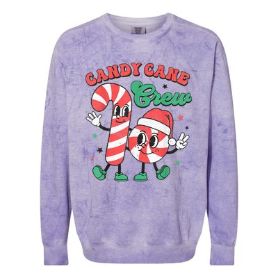 Candy Cane Crew Christmas Colorblast Crewneck Sweatshirt