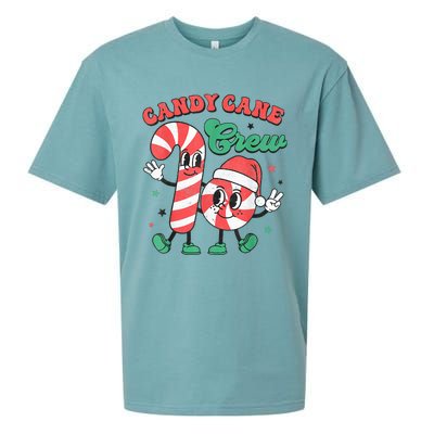 Candy Cane Crew Christmas Sueded Cloud Jersey T-Shirt