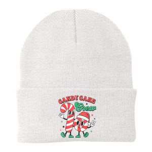 Candy Cane Crew Christmas Knit Cap Winter Beanie