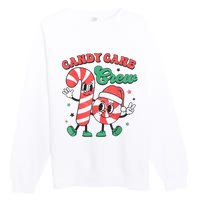 Candy Cane Crew Christmas Premium Crewneck Sweatshirt