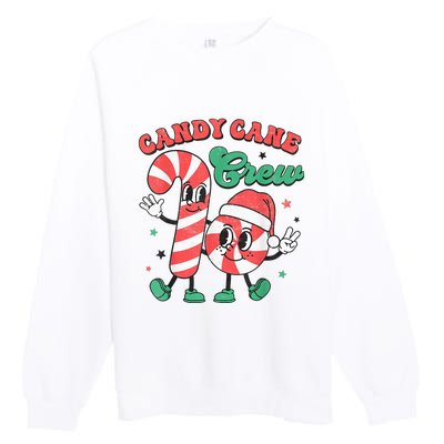 Candy Cane Crew Christmas Premium Crewneck Sweatshirt