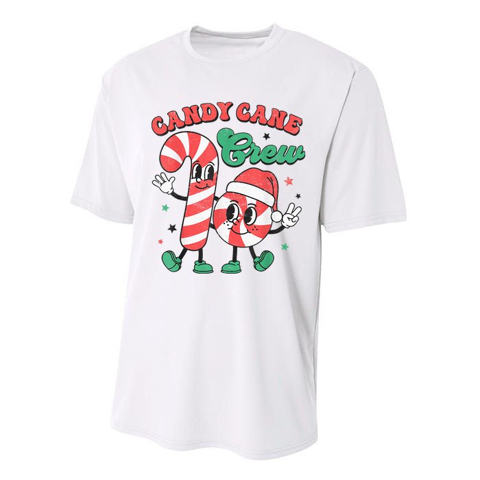 Candy Cane Crew Christmas Performance Sprint T-Shirt