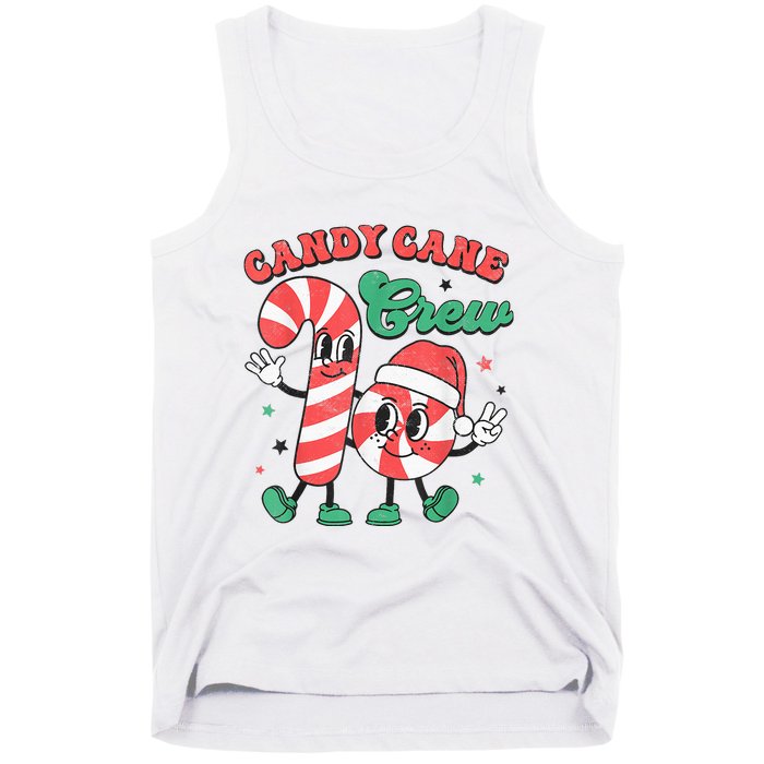 Candy Cane Crew Christmas Tank Top