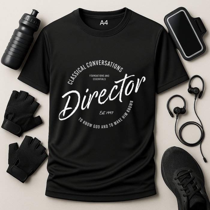 CC Classical Conversations Director Homeschool Cooling Performance Crew T-Shirt