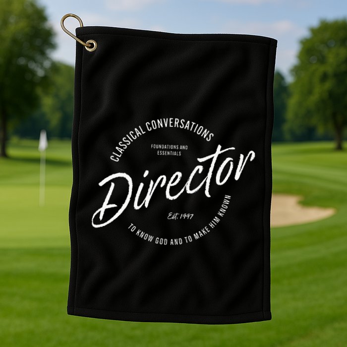 CC Classical Conversations Director Homeschool Golf Towel