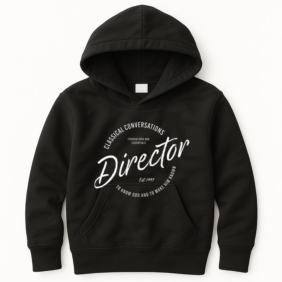 CC Classical Conversations Director Homeschool Kids Hoodie