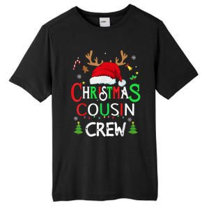 cousin crew christmas santa squad reindeer party Boy girls Tall Fusion ChromaSoft Performance T-Shirt