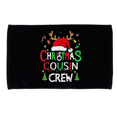 cousin crew christmas santa squad reindeer party Boy girls Microfiber Hand Towel