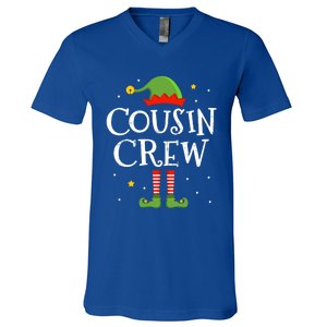 Christmas Cousin Crew With Elf Costume For Family Xmas Meaningful Gift V-Neck T-Shirt