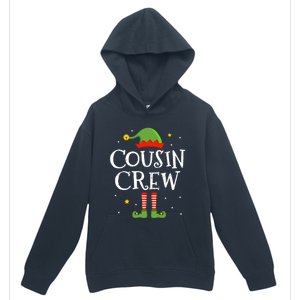 Christmas Cousin Crew With Elf Costume For Family Xmas Meaningful Gift Urban Pullover Hoodie