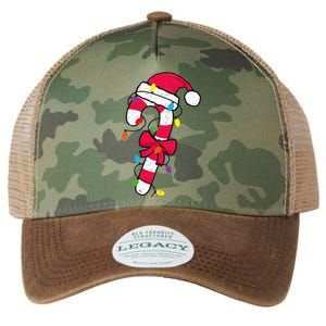 Christmas Candy Cane Santa Xmas Legacy Tie Dye Trucker Hat