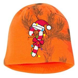 Christmas Candy Cane Santa Xmas Kati - Camo Knit Beanie