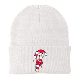 Christmas Candy Cane Santa Xmas Knit Cap Winter Beanie