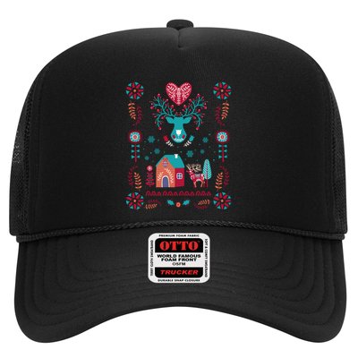Cottagecore Christmas Cottage Core Xmas Hygge Swedish Nordic Trucker Hat