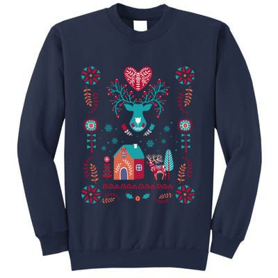 Cottagecore Christmas Cottage Core Xmas Hygge Swedish Nordic Sweatshirt