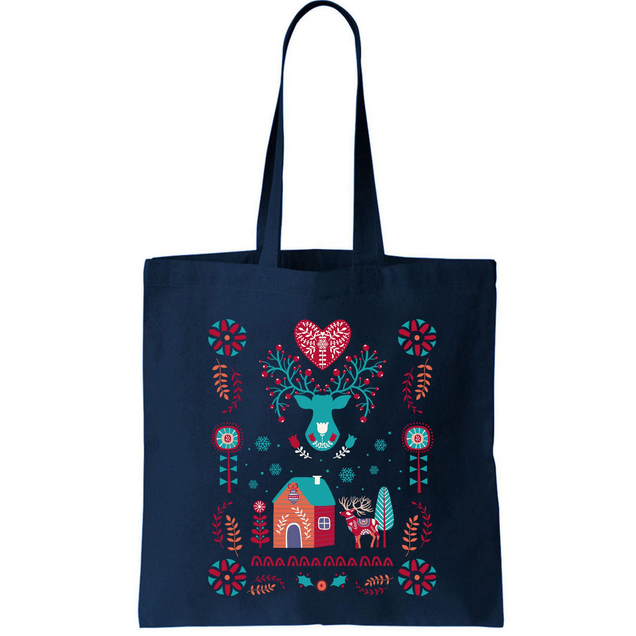 Cottagecore Christmas Cottage Core Xmas Hygge Swedish Nordic Bag