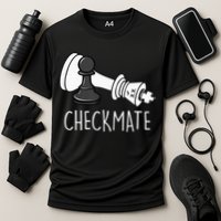 Chess Checkmate Chess Player King Pawn Performance Shirt