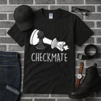Chess Checkmate Chess Player King Pawn Tall T-Shirt
