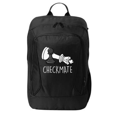 Chess Checkmate Chess Player King Pawn City Backpack