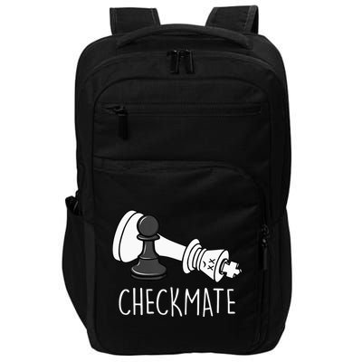 Chess Checkmate Chess Player King Pawn Impact Tech Backpack