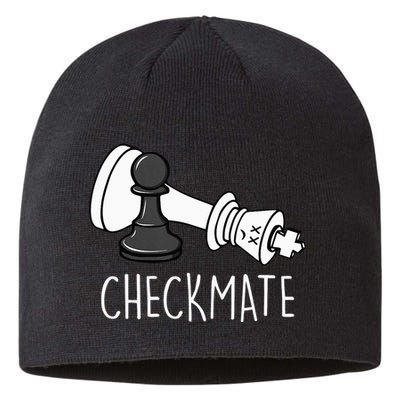 Chess Checkmate Chess Player King Pawn Sustainable Beanie