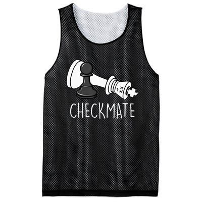 Chess Checkmate Chess Player King Pawn Mesh Reversible Basketball Jersey Tank