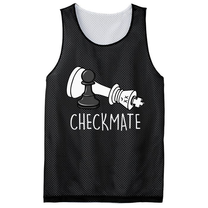 Chess Checkmate Chess Player King Pawn Mesh Reversible Basketball Jersey Tank