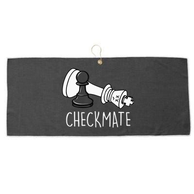 Chess Checkmate Chess Player King Pawn Large Microfiber Waffle Golf Towel